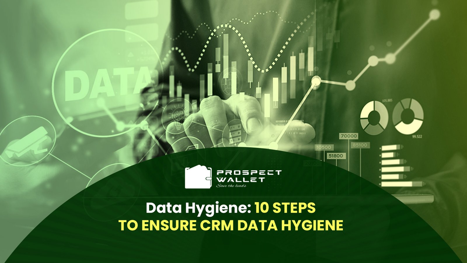 Infographic illustrating CRM data hygiene best practices for clean CRM data.